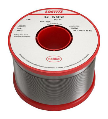 MULTICORE / LOCTITE No-Clean LeadFree Clear Residue Cored Solder Wire 0.7mm 250g