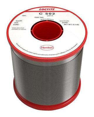MULTICORE / LOCTITE No-Clean LeadFree Clear Residue Cored Solder Wire 0.7mm 500g