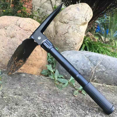 Multifunction Folding Shovel Telescopic Mini Camping Survival