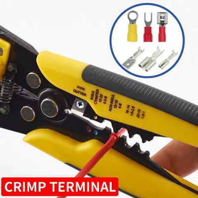 Multifunction Wire Stripper Crimper Cutter Pliers