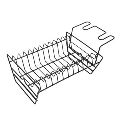 Multifunctional 2 Tier Detachable Dish Drainer Rack