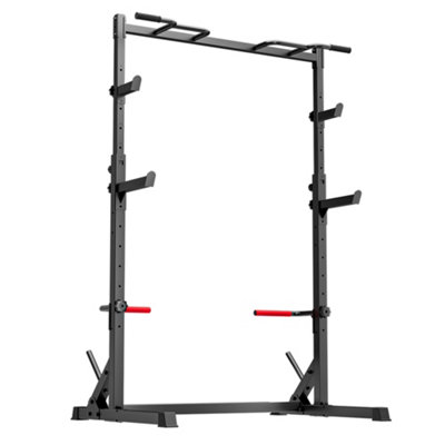 Multifunctional Adjustable Squat Rack with Pull-Up Bar
