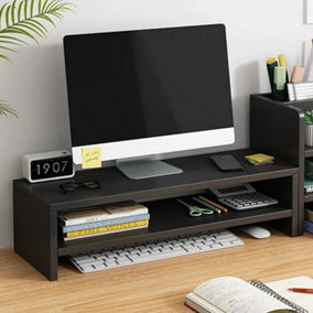 Multifunctional Monitor Stand with Storage Shelf For Home and Office iMac PC Laptop