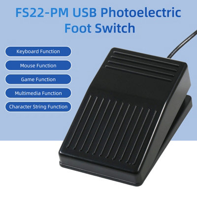 Multifunctional USB Foot Switch: Customized Mechanical Pedal for Image Capture, Music, and Gaming Control