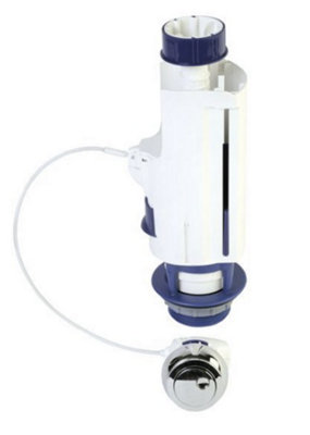 Multikwik Dual Flush Valve 800mm Cable 2 inch outlet - Chrome MFV4C