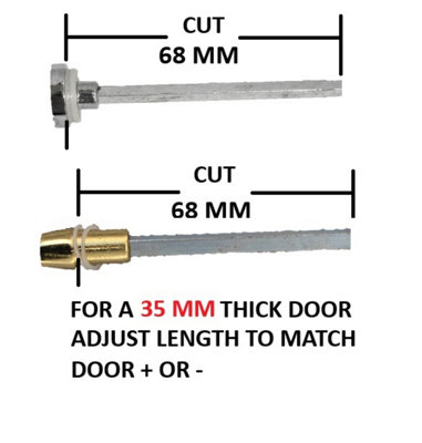 Multipack Door Handles Victorian Scroll Lever Privacy Bath Lock - Brass - 100mm - 6 Pairs