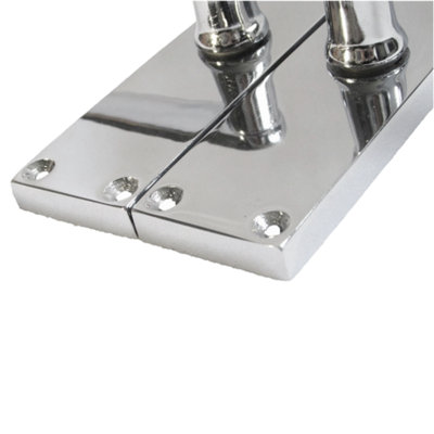 Multipack Door Handles Victorian Straight Lever Latch - Chrome - 113mm ...