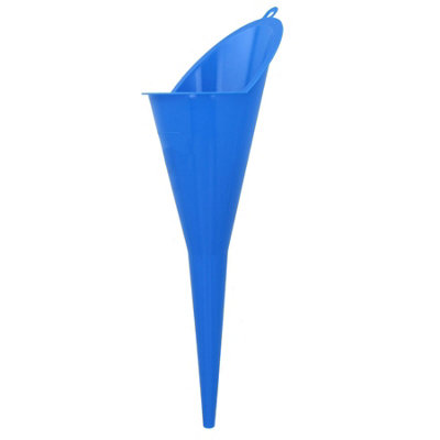 Multipurpose Long Necked Plastic Funnel Car Refuelling Spout 370mm Long 1pc