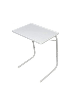 Table Portable & Pliable Mate Pour Ordinateur Portable - Blanc