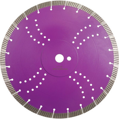 Multipurpose Wet & Dry Cutting Disc - 350mm Diameter - Diamond Segments
