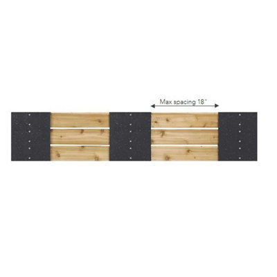 Multy Deck Recycled Rubbed Decking Plate 6-Pack - 4