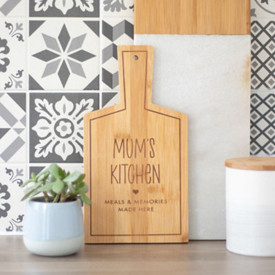 Mum's Kitchen' Bamboo Serving Board (H26.5 cm)