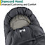 Mummy Sleeping Bag 3 Season Waterproof Adult Single Outdoor Camping Charcoal Trail