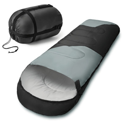 Mummy Sleeping Bag 4 Season With Bag Black DIY at B Q