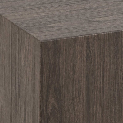 Munkebo Dark Brown Square Coffee Table Set of 2