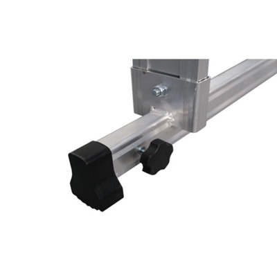 Murdoch Dmax Double Extension Ladder with Depoloyable Stabiliser Bar - 2x10 Rung - 4