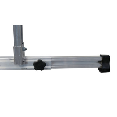 Murdoch Dmax Double Extension Ladder with Depoloyable Stabiliser Bar - 2x10 Rung - 7