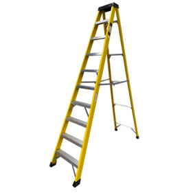 Murdoch Int. 10 Tread GRP Heavy Duty Swingback Step Ladder (3.43m)