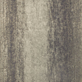 Muriva Black Stripe Metallic effect Embossed Wallpaper