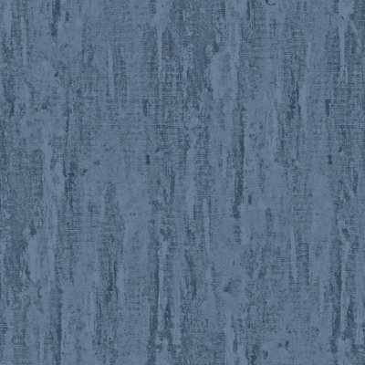 Muriva Blue Floral Mica effect Embossed Wallpaper