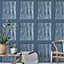 Muriva Blue Marble Pearl effect Embossed Wallpaper