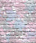 Muriva Camouflage Brick Lilac Wallpaper L33506