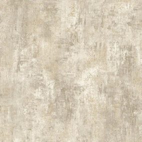 Muriva Cove Industrial Cream Textured Concrete Wall Wallpaper 207501