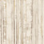 Muriva Cream Stripe Distressed effect Embossed Wallpaper
