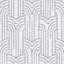 Muriva Diamonds White & Silver Geometric Wallpaper M42100