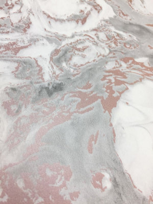 Muriva Elixir Marble Rose Gold Wallpaper 166502