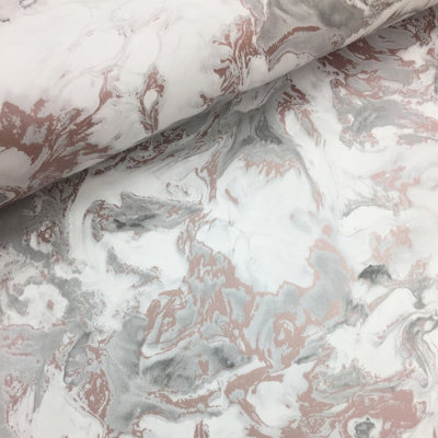 Muriva Elixir Marble Rose Gold Wallpaper 166502
