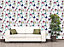 Muriva Emperors Garden Butterfly Multicoloured Wallpaper 102529