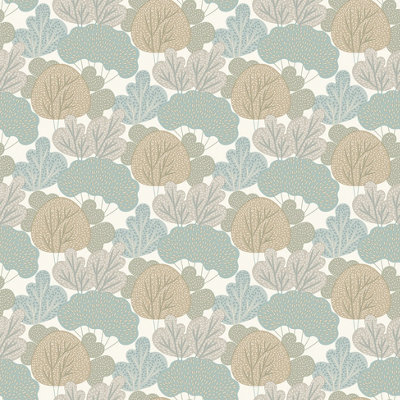 Muriva Green Floral 3D effect Embossed Wallpaper
