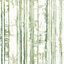 Muriva Green Stripe Distressed effect Embossed Wallpaper