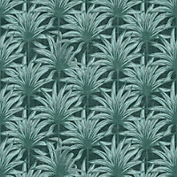 Muriva Green Tropical Distressed effect Embossed Wallpaper