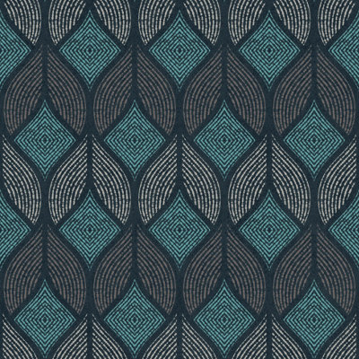 Muriva Green Tropical Distressed effect Embossed Wallpaper DIY at B&Q