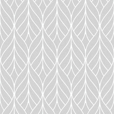 Muriva Grey Geometric Metallic & glitter effect Embossed Wallpaper