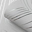 Muriva Grey & Silver Geometric Metallic effect Embossed Wallpaper