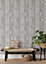 Muriva Grey Wood Wood effect Patterned Wallpaper