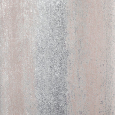 Muriva Pink Stripe Metallic effect Embossed Wallpaper