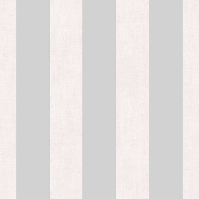 Muriva Pink Stripe Shimmer effect Embossed Wallpaper