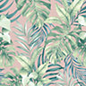 Muriva Pink Tropical Pearl effect Embossed Wallpaper