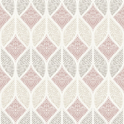 Muriva Red Tropical Distressed effect Embossed Wallpaper