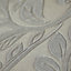 Muriva Silver Damask Mica effect Embossed Wallpaper