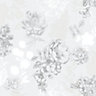 Muriva Silver Floral Pearl effect Embossed Wallpaper