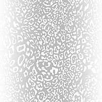 Muriva Silver Novelty Mica effect Embossed Wallpaper