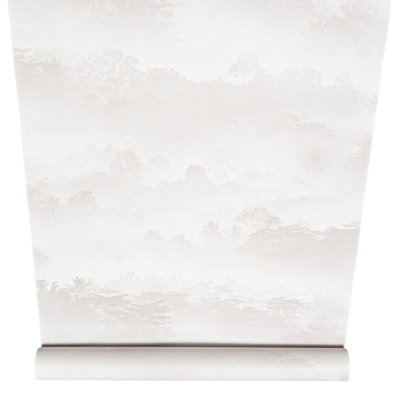 Muriva Tropical Landscape Taupe Wallpaper 188502 - Feature Jungle Landscape