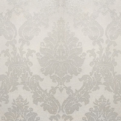 Muriva White Damask Mica effect Embossed Wallpaper DIY at B&Q