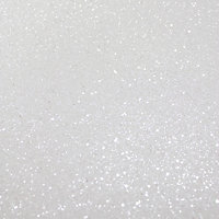 Muriva White Glitter Glitter effect Embossed Wallpaper