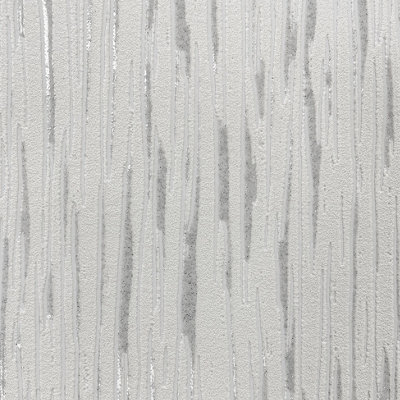 Muriva White Texture Glitter effect Embossed Wallpaper